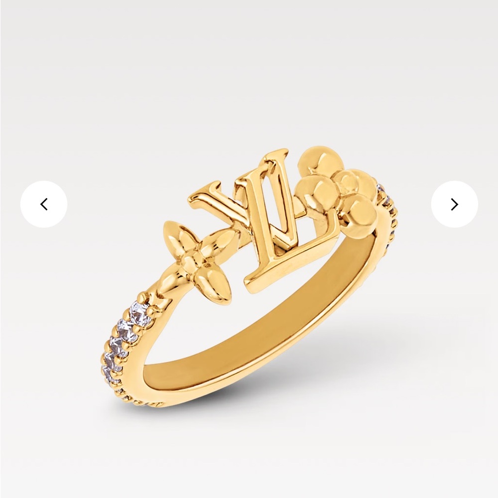 Authentic Louis Vuitton LV Iconic Ring